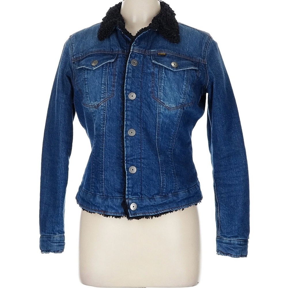 G-Star Raw Denim Sherpa-Lined Jacket